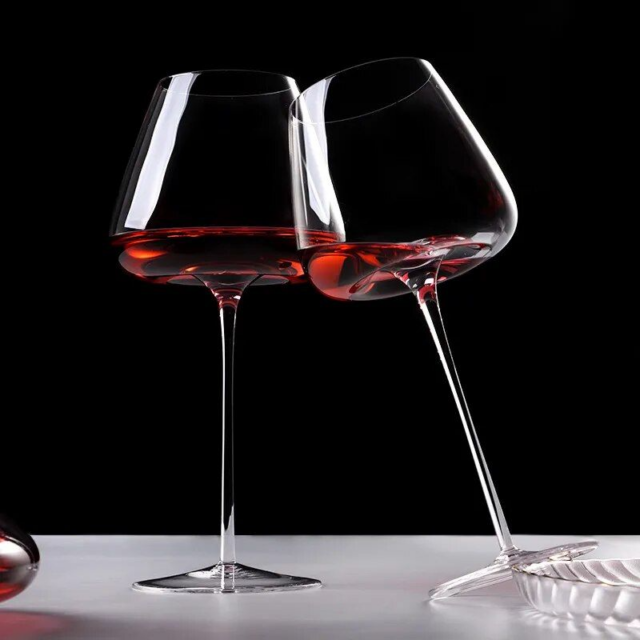 Luxury European Crystal Wine Glasses